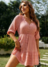 Boho Polka Dot Mini Dress Helena